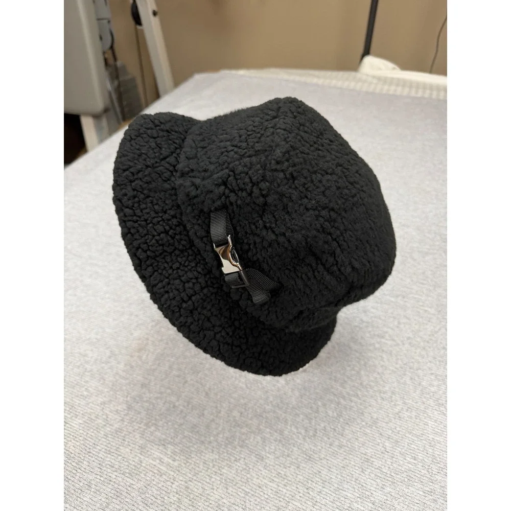 Lululemon Textured Fleece Bucket Hat Hat Black Buckle S/M